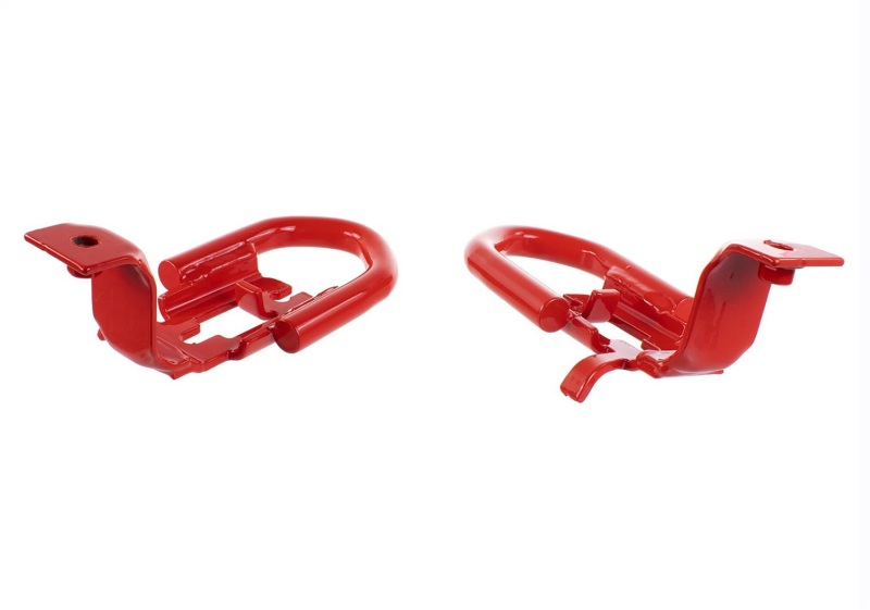 Ford Ranger Tow Hook Pair - Front - Ford Racing - Steel Powder Coated - Red - `19-`23